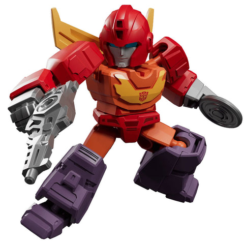 Blokees Transformers 03 Heavy Metal War Defender pink robot action figure model kit toy render