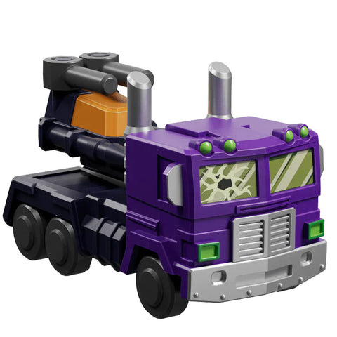 Blokees Transfromers 03 Heavy Metal War Shattered Glass SG Optimus Prime truck vehicle defender purple semi cab toy model kit render