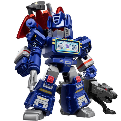 Blokees Transformers 03 Heavy Metal War Soundwave Ravage Laserbeak Special Armor Type Metallic chase 1:144 action figure model kit toy render