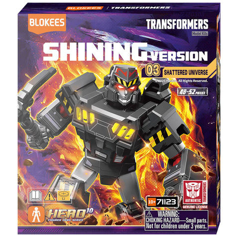 Blokees Transformers Shining Version 03 Shattered Universe IDW box package front render