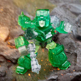 Blokees Transformers 04 Tyrants Fury Defender brilliant hound clear green robot action figure toy model kit promo photo
