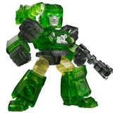 Blokees Transformers 04 Tyrants Fury Defender brilliant hound clear green robot action figure toy model kit render