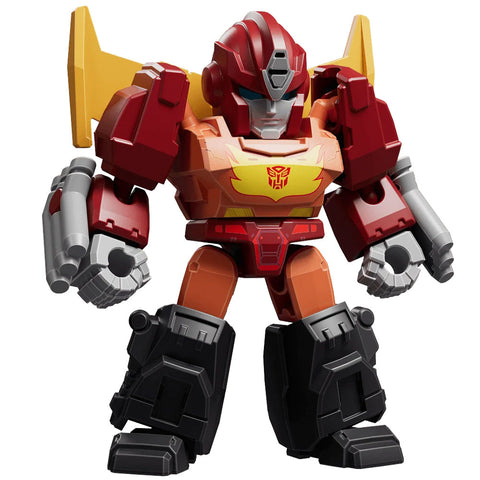 Blokees Transformers 04 Tyrants Fury Defender Rodimus Prime red robot model kit toy render