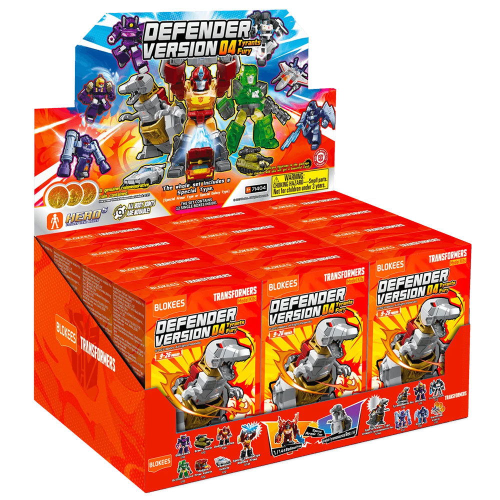 Buy Blokees Transformers 04 Defender Tyrants Fury Sealed Case of
