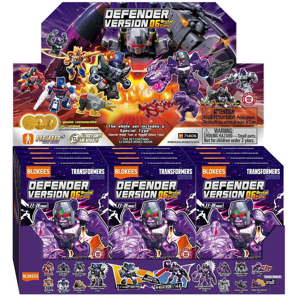 Blokees Transformers 06 Brutal Fang Sealed Case of 12 Defender
