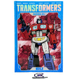 Image Comics Skybound Transformers deluxe book 01 hard cover collected issues 1-12 daniel Warren johnson optimus prime cover comic book front photo