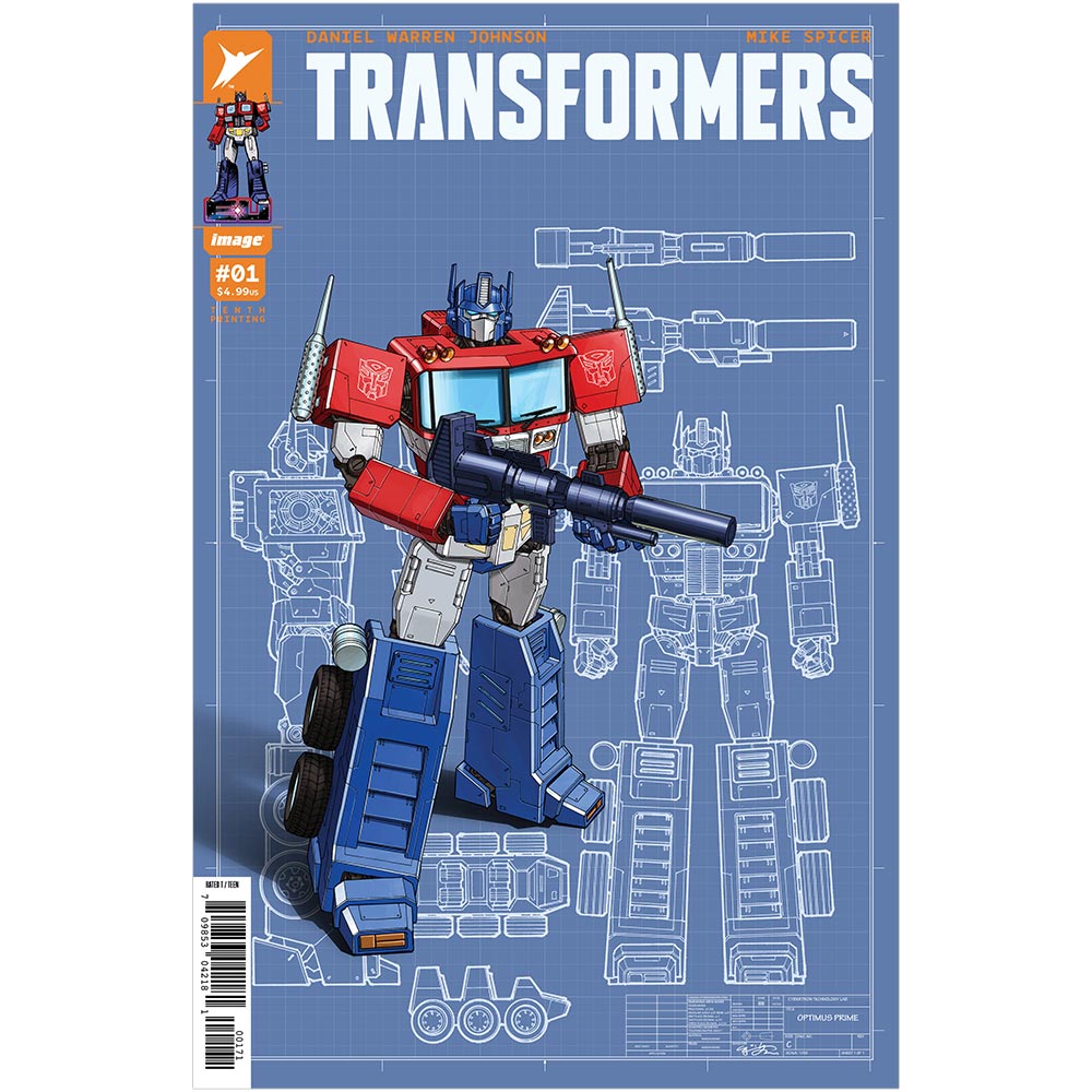 Skybound Image Transformers Issue 01 Tenth Printing G EJ Su