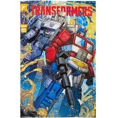 Image Comics Skybound Transformers Issue 1 Fanexpo Convention exclusive Jonboy Meyers Variant Trade Dress comic book