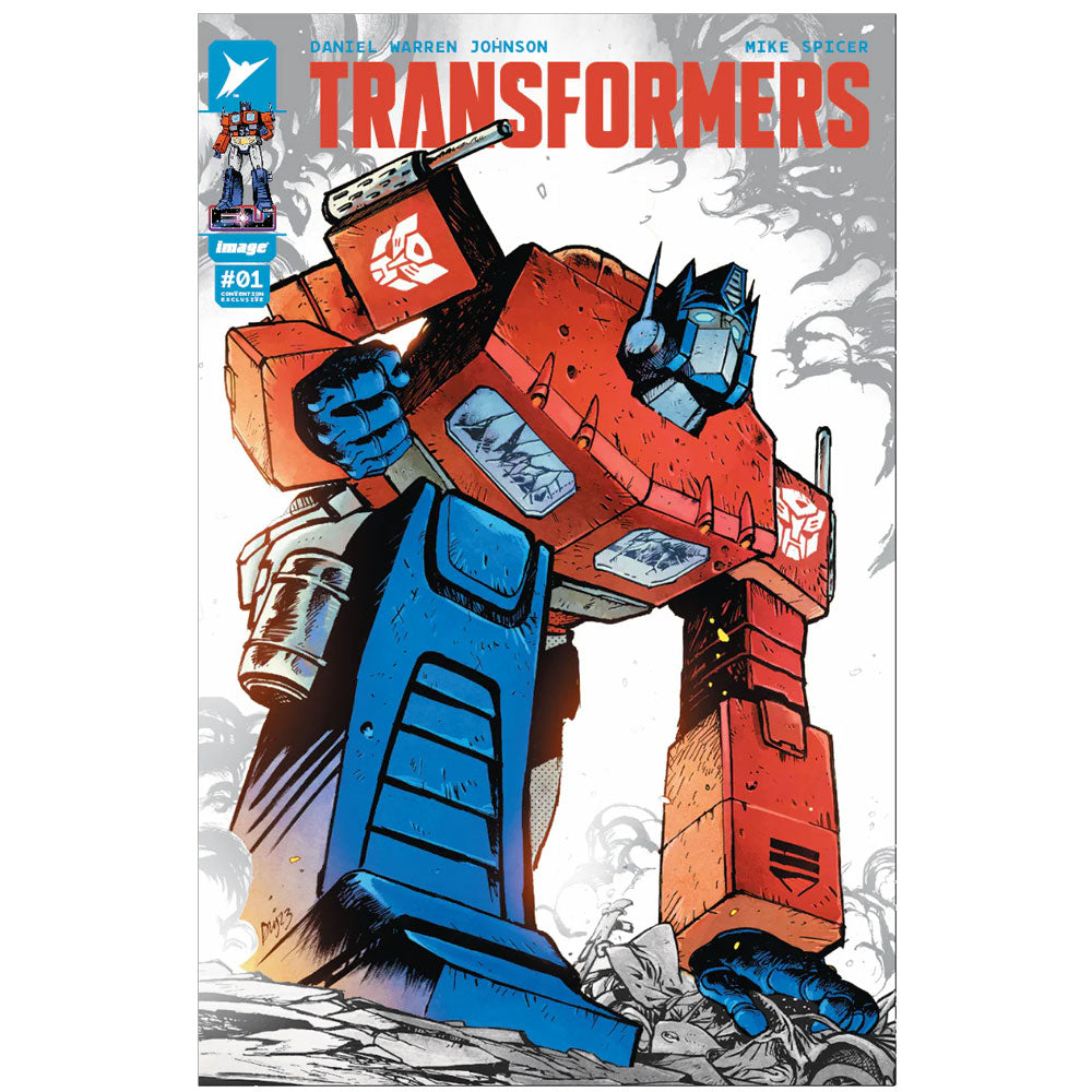 Transformers #1 Megacon Convention Exclusive Cover (Spot Foil Variant) - Comic Book Transformers #1 Megacon Convention Exclusive Cover (Spot Foil Variant) - Comic Book