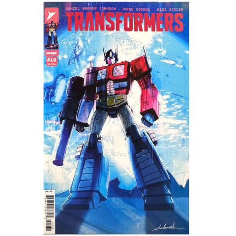 Image Comics Skybound Transformers Issue 10 SDCC 2024 Exclusive Livo Ramondelli Trade Dress variant comic book