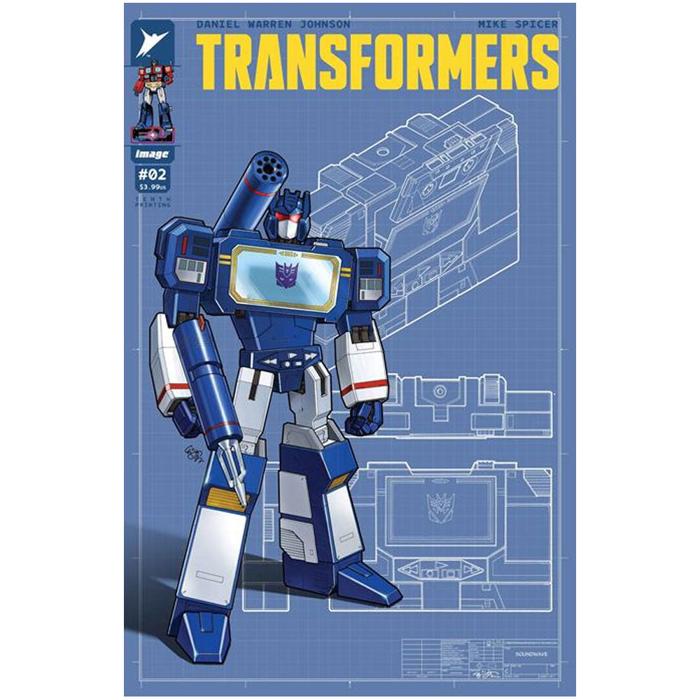 Skybound Image Transformers Issue 2 Tenth Printing I E.J. Su