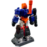 Blokees Transformers Safety Megs 2025 convention exclusive orange blue custom galaxy version toy back angle photo