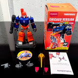 Blokees Transformers Safety Megs 2025 convention exclusive orange blue custom galaxy version box package toy accessories photo