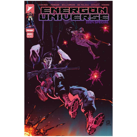 Skybound IMage Comics Energon Universe 2024 special cover D green variant comic book