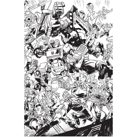 Skybound Image Comics Scarlett Issue 001 Cover J black and white jason howard variant energon universe anniversary comic book
