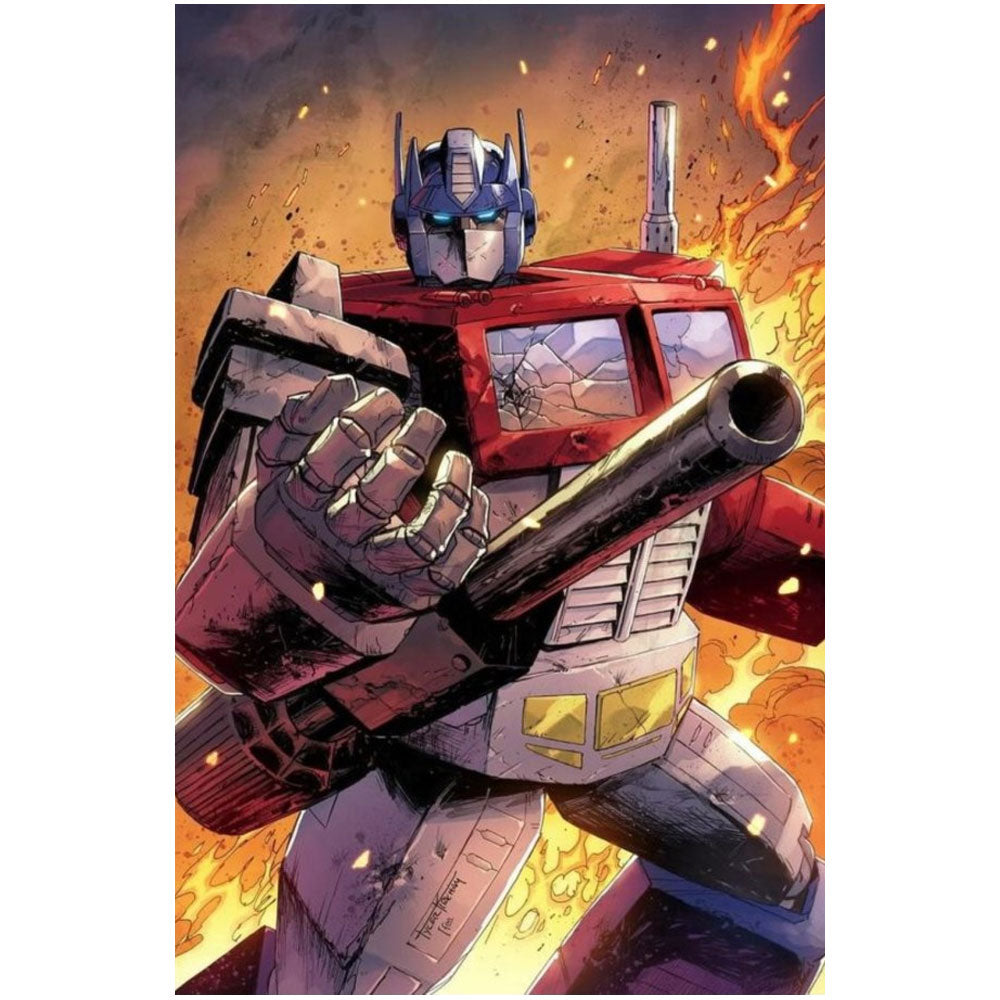 Transformers #8 Retailer Exclusive Krikham Jams Fortress / Ten Fwd Comics  (Virgin Variant) - Comic Book