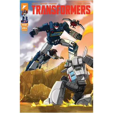 Transformers #4 Third Printing Cover Parel & Chuong Variant - Comic Book