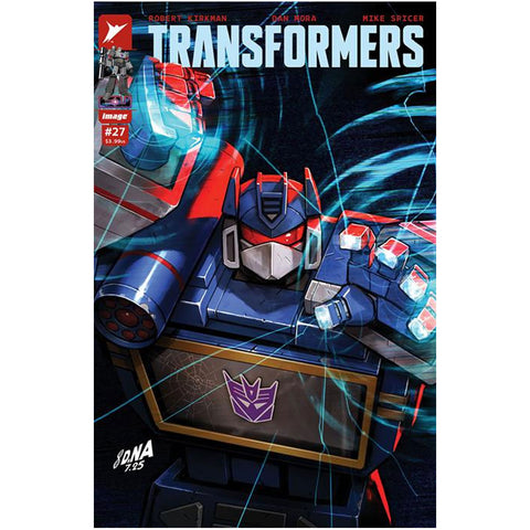 Skybound IMage Comics Transformers Issue 27 cover A david Nakayama soundwave comic book