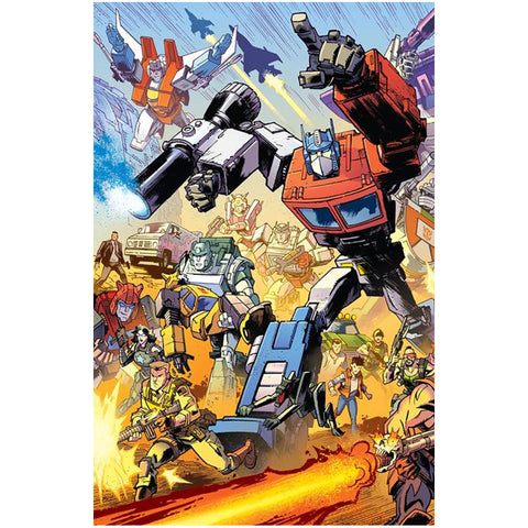 Skybound Image Comics Transformers Issue 9 Cover F Howard Variant color virgin comic book