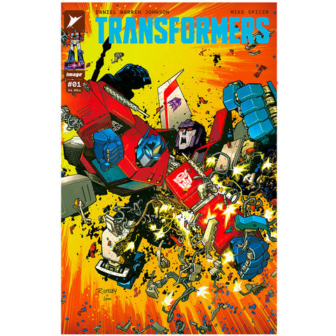 Skybound IMage Transformers issue 1 cover D ottley variant comic book cover