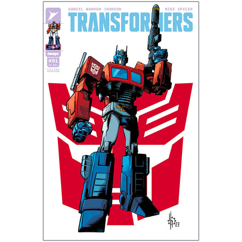 Transformers #1 (Second Run) Cover A Optimus Prime Howard Variant - Comic Book