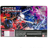 Transformers 40th Anniversary TFTM Retro reissue G1 Optimus Prime with trailer walmart exclusive box package back