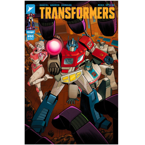 Transformers issue 6 cover E 1:50 Retailer incentive quinones variant comic book