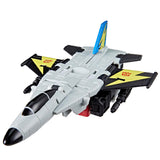 Transformers Age of the Primes Aerialbot skydive deluxe hasbro usa gray jet plane toy