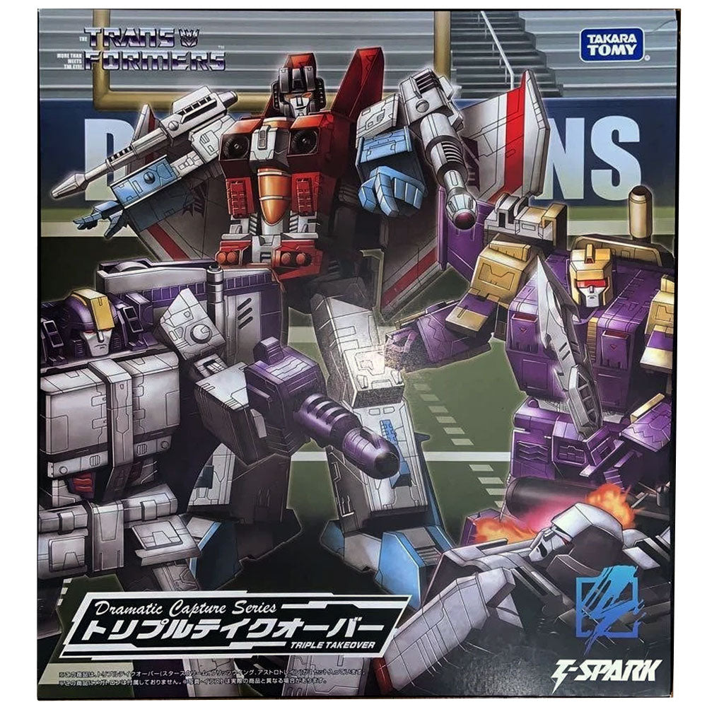 Transformers Dramatic Capture Series Triple Takeover