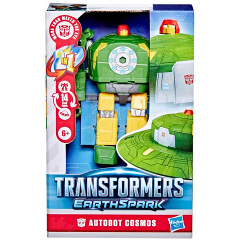 Transformers Earthspark autobot cosmos deluxe hasbro usa box package front