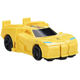 Transformers Earthspark Bumblebee 1-step flip changer hasbro usa yellow race car vehicle toy