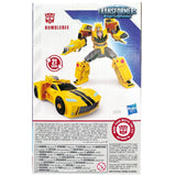 Transformers Earthspark Bumblebee Deluxe hasbro usa white box package back photo