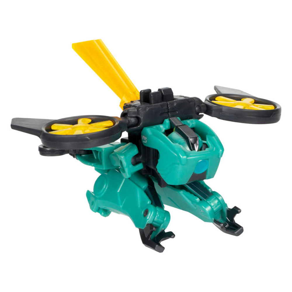 Transformers Earthspark F6719-1 Step Flip - Statuetta articolata e convertibile, 10 cm