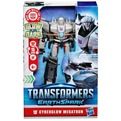 Transformers Earthspark Cyberglow Megatron deluxe hasbro usa box package front