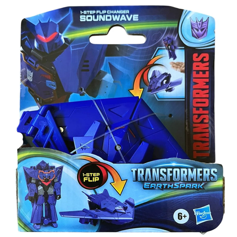 Transformers Earthspark Soundwave 1-Step Flip Changer Closed
