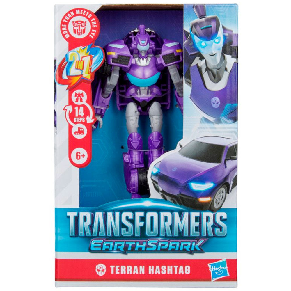 Transformers Earthspark Terran Hashtag Deluxe Purple Truck Female