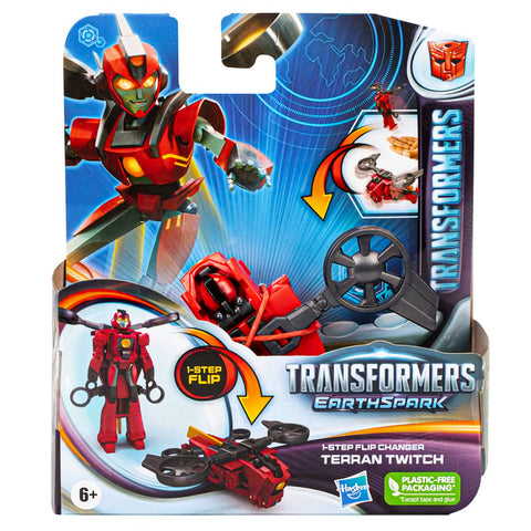 Transformers Earthspark Terran Twitch 1-step changer box package front