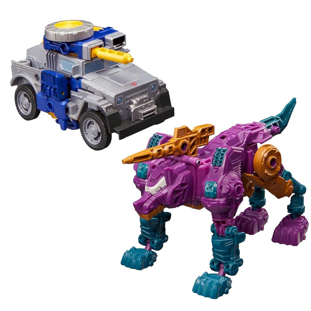 Transformers - Pack De 2 Figurines Convertibles Wreck 'n Doom : Fisitron Et Carnivac - Âge 8+