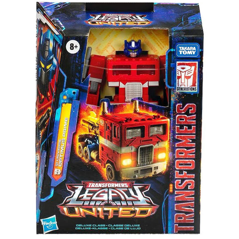 Transformers Generations Legacy United G1 Universe Optimus Prime deluxe box package front