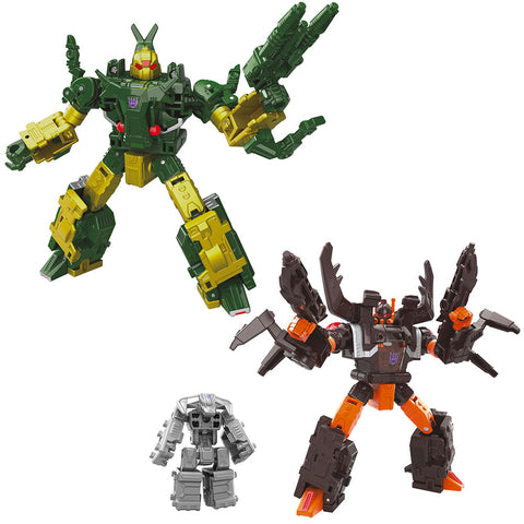 Transformers Generations Legacy United Doom 'N Destruction Collecticon Mayhem Attack Squad Deluxe insecticon 3-pack render