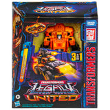 Transformers Generations legacy united g1 triple changer sandstorm leader hasbro box package front