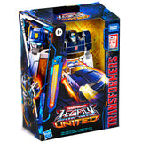 Transformers Generations Legacy United Robot Heroes universe chase deluxe box package front angle