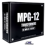 Transformers Masterpiece MPG-12 Shattered Glass Optimus Prime hasbro usa box package black sleeve front angle