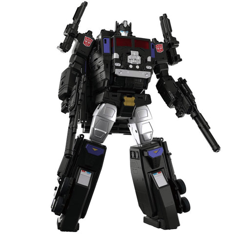 Transformers Masterpiece MPG-16 Nucleon Quest Super Optimus Prime Convoy Black Ginrai takaratomy japan black super robot combined accessories render