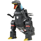 Transformers Megatron Type Godzilla Leader Synergenex TakaraTomy Japan black kaiju dino toy robot accessories front angle
