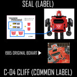 Transformers Missing Link C-04 Cliff Cliffjumper mini-car Japan Takaratomy Stickersheet labels