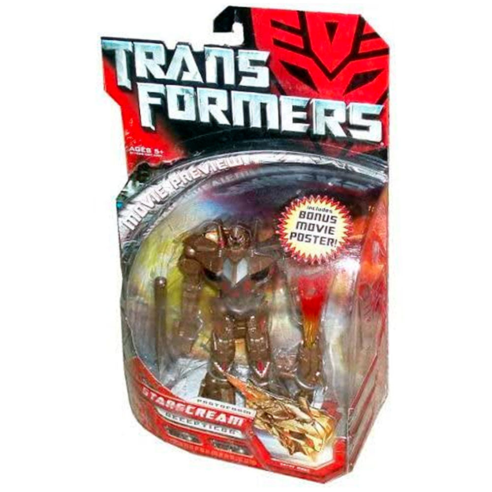 Transformers Movie Preview Protoform Starscream (Bonus Poster) - Deluxe