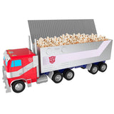 Transformers Movie Rise of the Beasts ROTB AMC exclusive optimus prime semi truck popcorn tin memorabilia filled