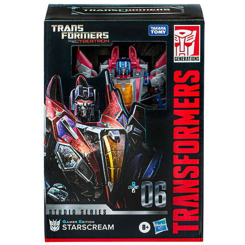 Transformers Studio Series +06 Gamer Edition Starscream (War for Cybertron) - Voyager
