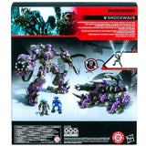 Transformers Movie Studio Series Shockwave leader DOTM dark of the moon hasbro usa box package back wheelie brains reissue